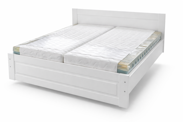 Dvoulůžko Diana bílá buk